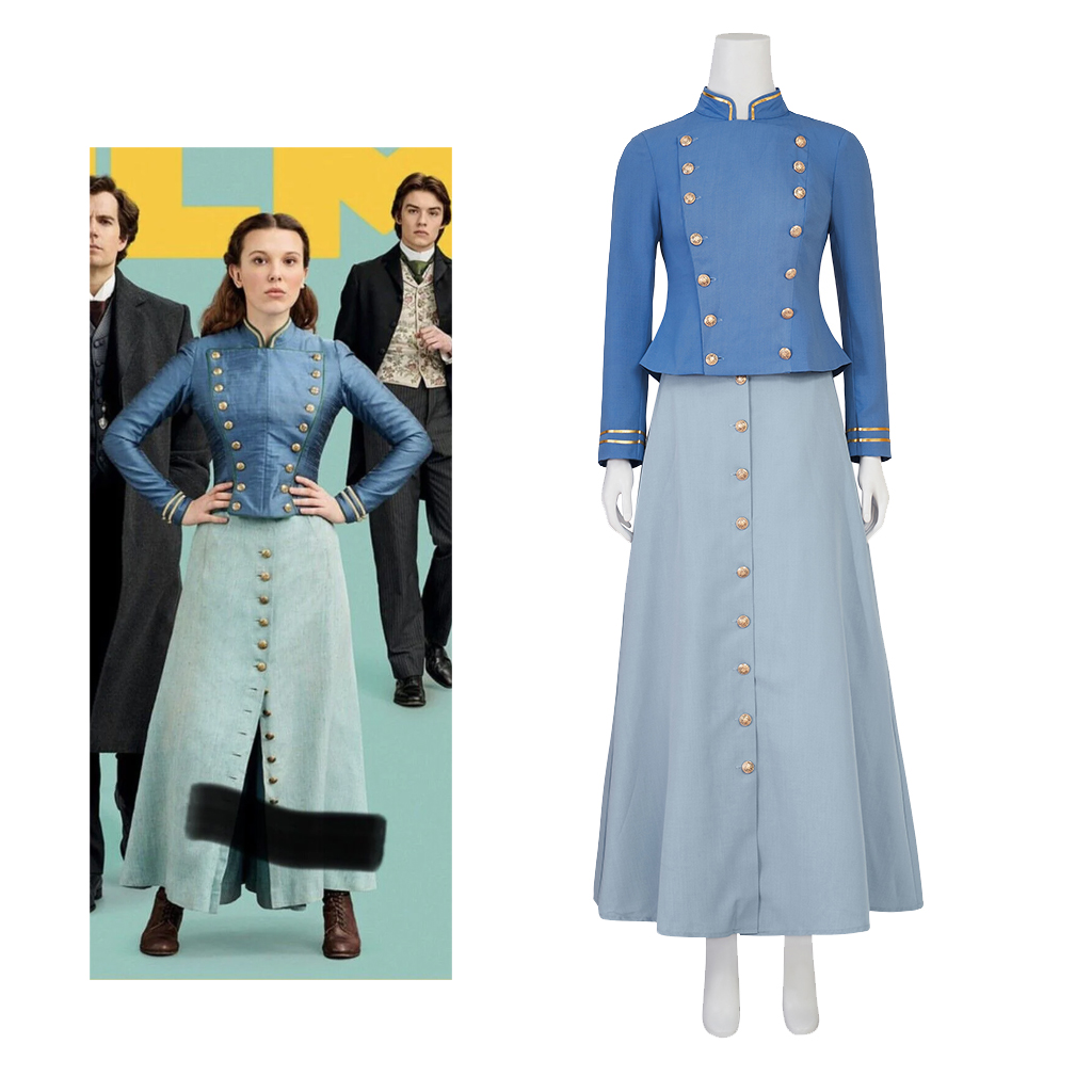 Vintage Women'S Formal Wear - Filme cosplay enola holmes 2 cosplay
