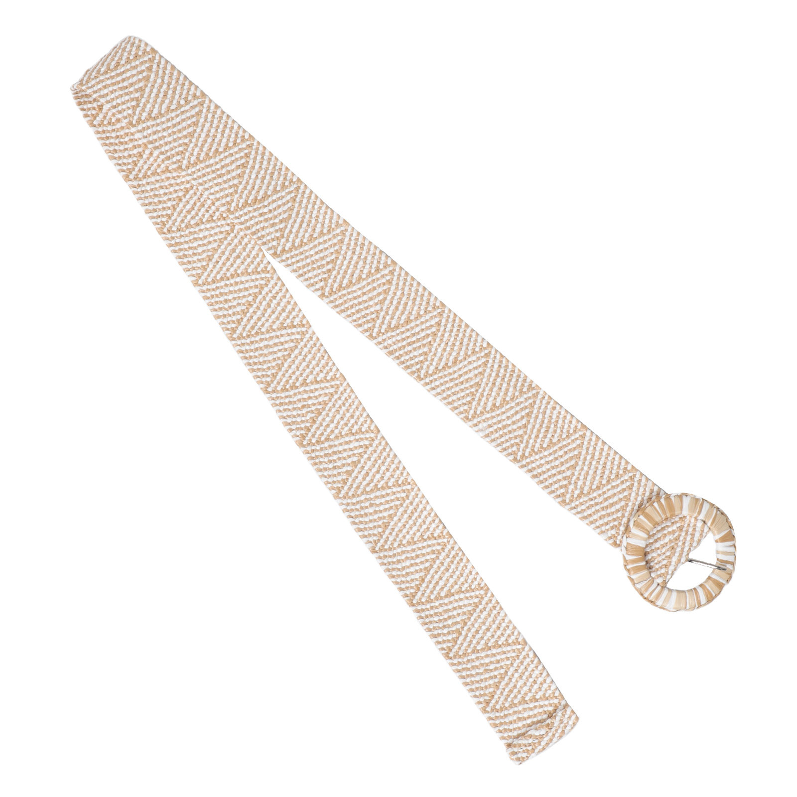 Women Formal Wear Belt - Cinto Largo Trançado Elástico de Palha