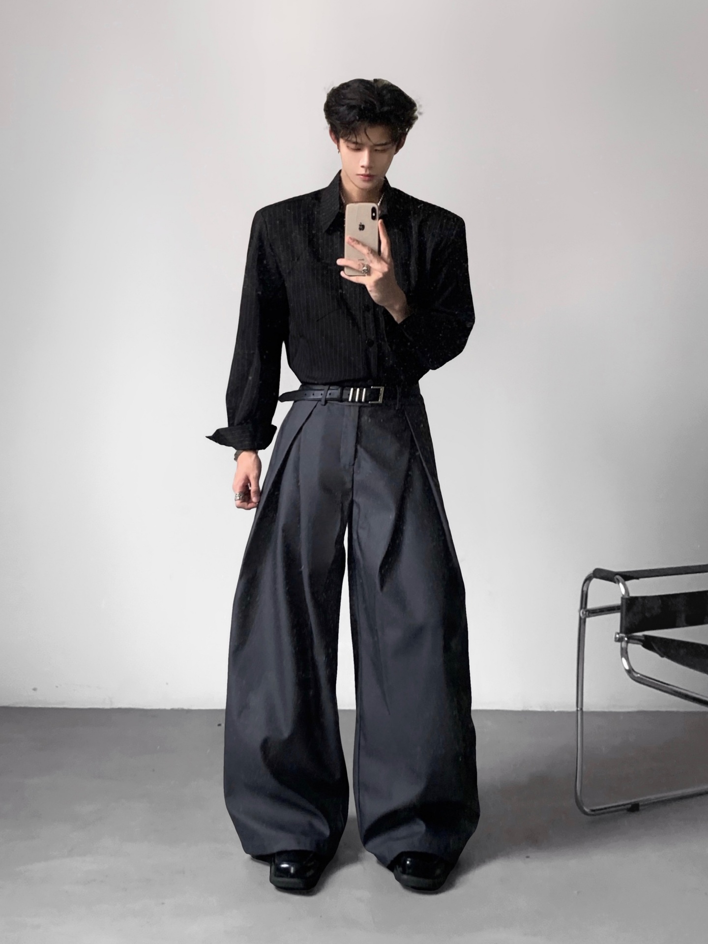 Tailored Trouser Wide - Calças de Terno Unissex Ace Tailors