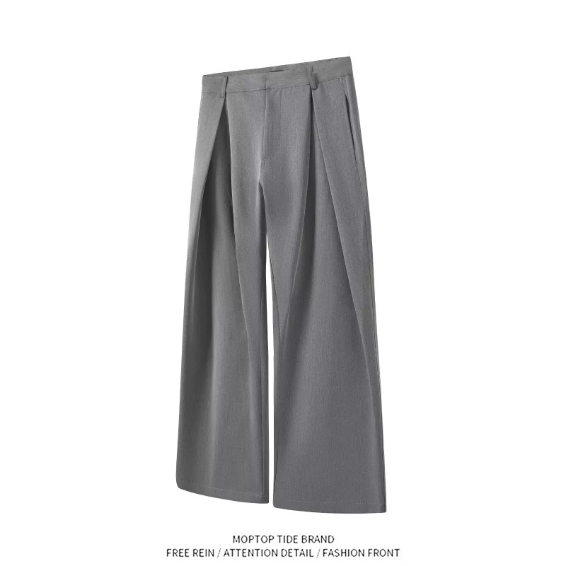Tailored Trouser Wide - Calças de Terno Retro de Perna