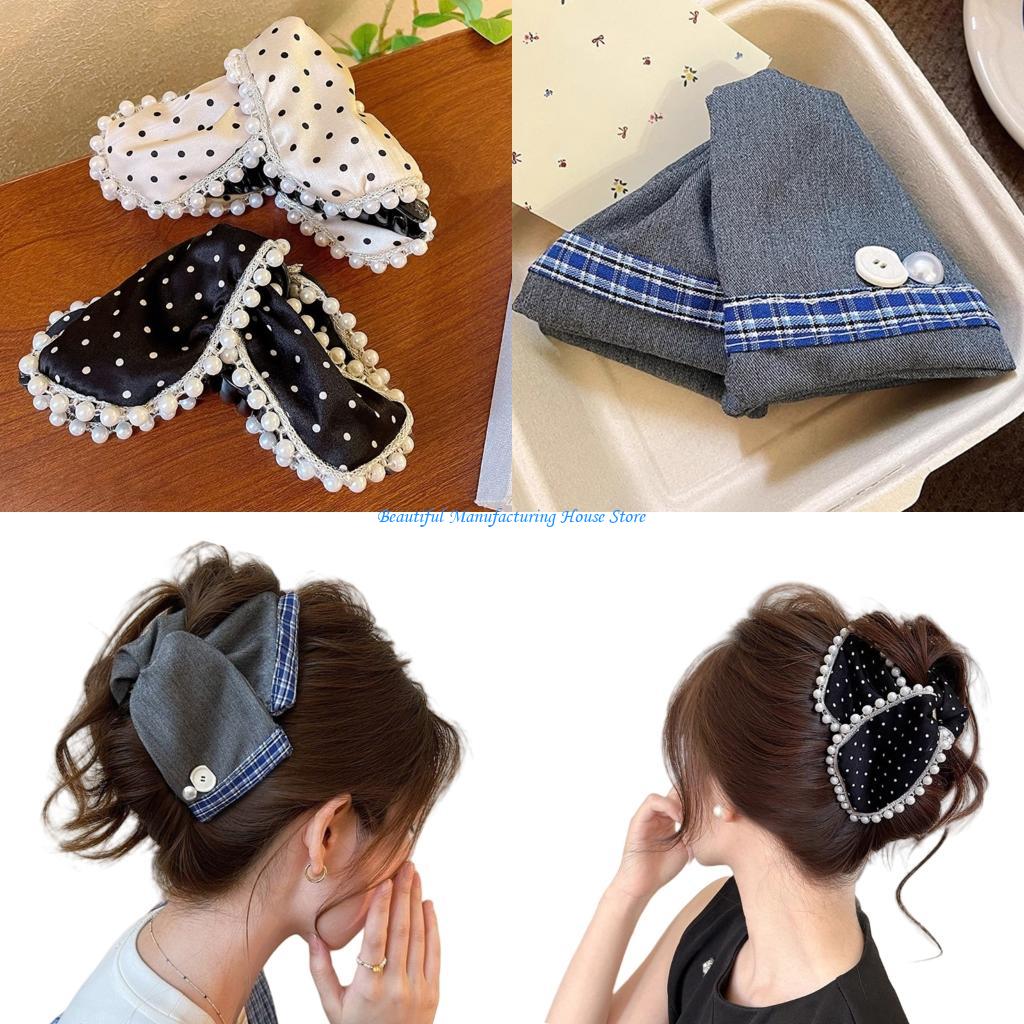 Formal Wear Hairstyles For Women - E56a clipe garra elegante com tecido