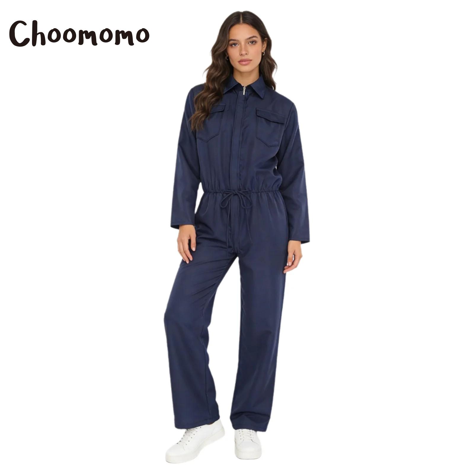 Women'S Formal Wear Jumpsuit - Macacão Unissex Feminino com Calças Cargo,