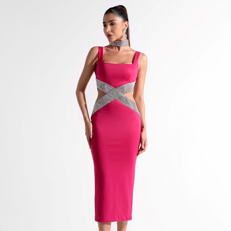 Vestido Bandage Glam Hollow Ho - Women Formal Wear H&M avaliação e preço