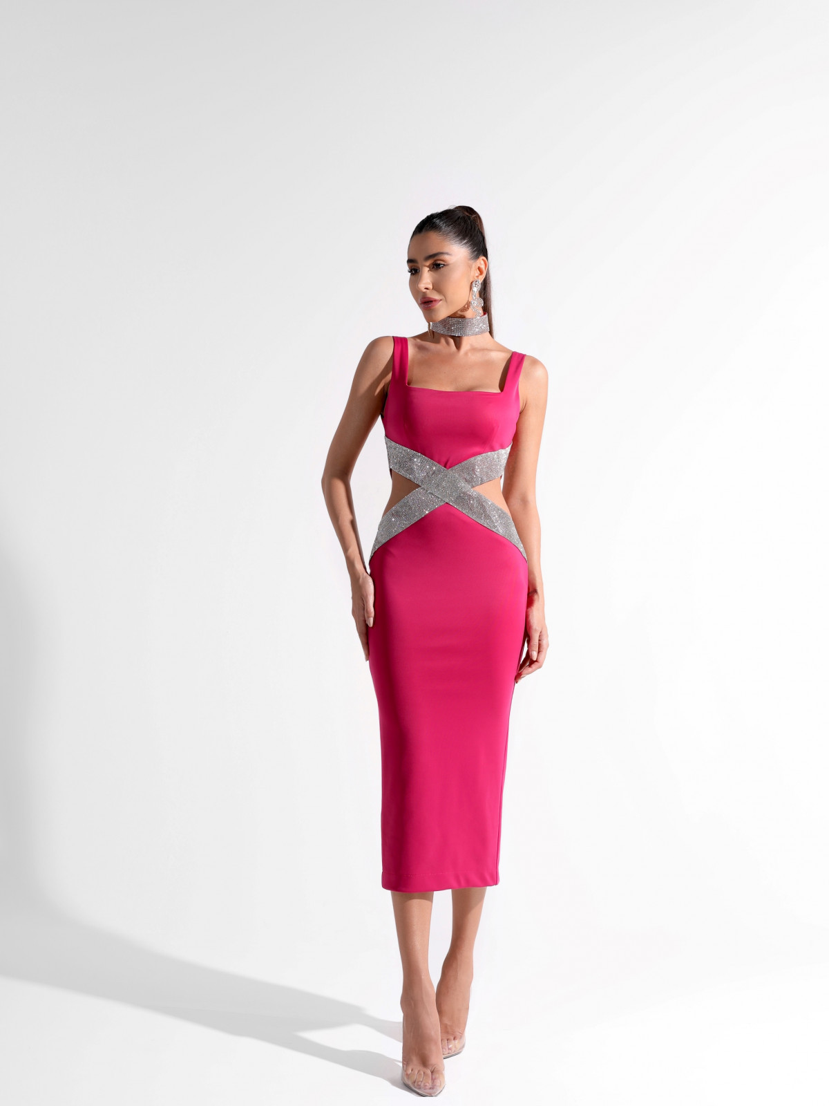 Vestido Bandage Glam Hollow Ho - Women Formal Wear H&M avaliação e preço