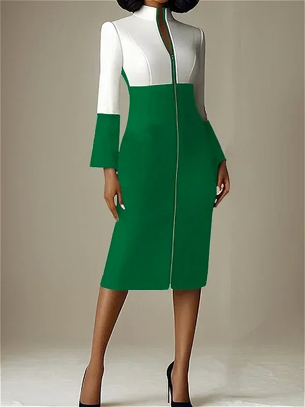 Vestido Midi Bodycon com Decot - Women Formal Wear H&M avaliação e preço