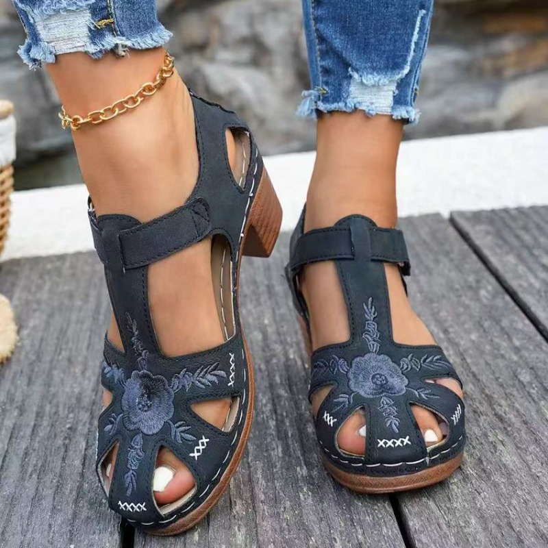 Sandálias Femininas com Salto  - Formal Women Daily Wear Footwear avaliação e preço