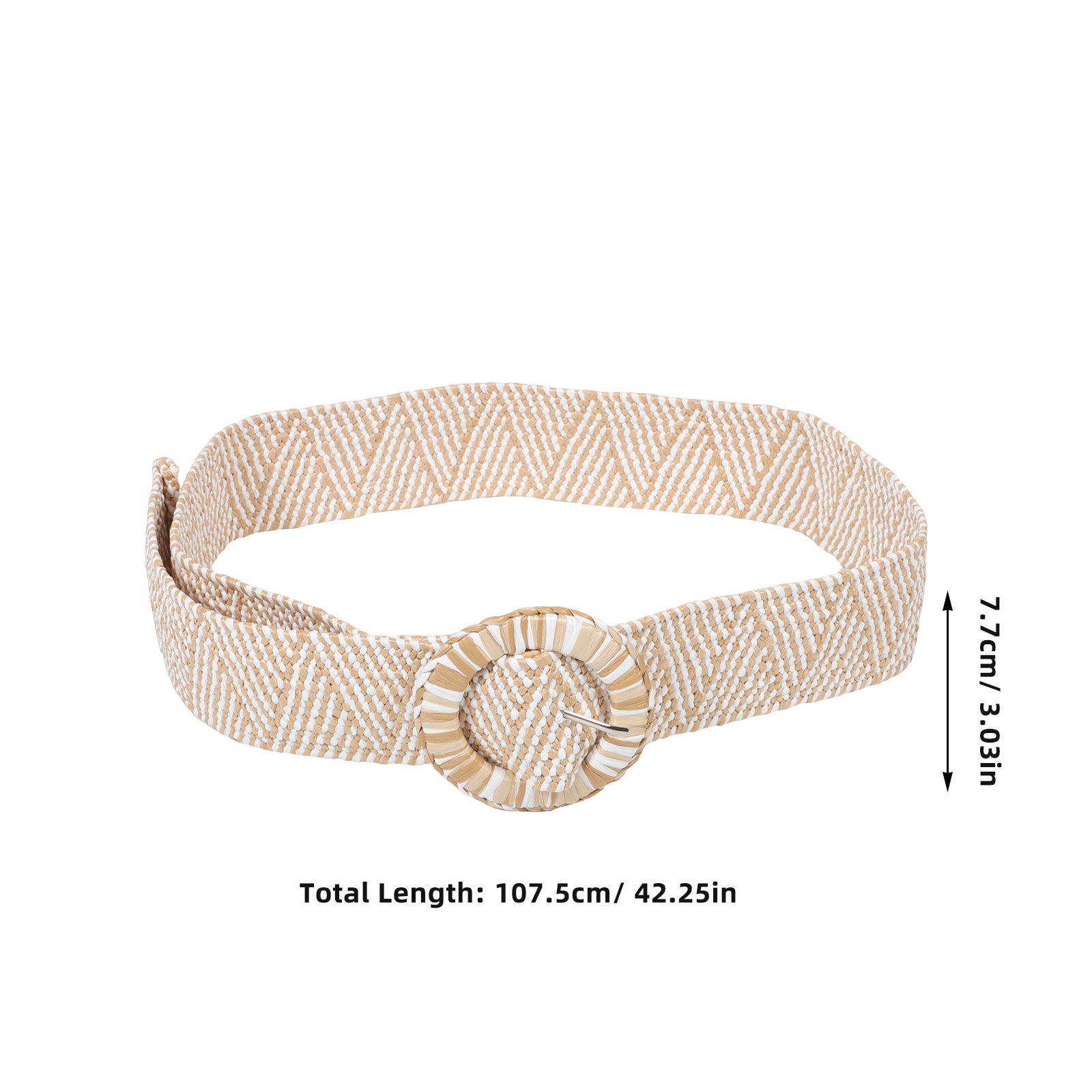 Cinto Largo Trançado Elástico  - Women Formal Wear Belt avaliação e preço