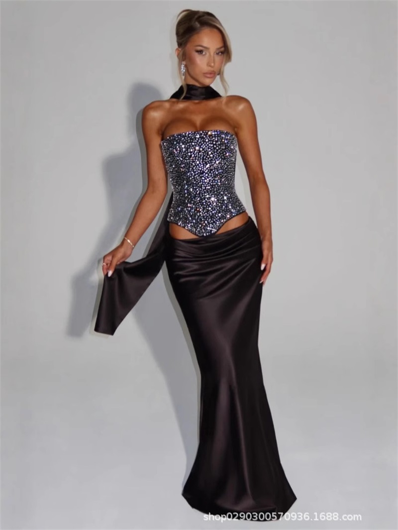 Sexy sereia vestido de baile f - Women'S Formal Evening Wear Tops avaliação e preço