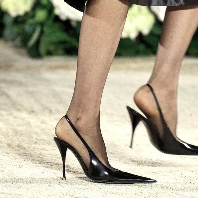 Elegantes Sapatos Slingback de - Slingback Heel Formal avaliação e preço