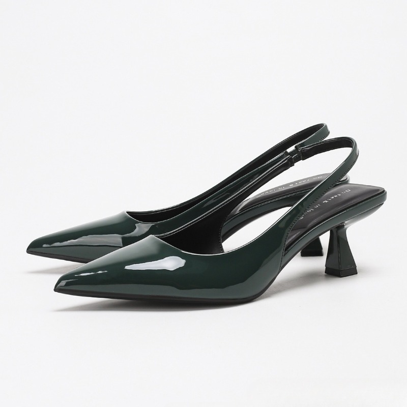 Elegante sem costas salto alto - Slingback Heel Formal avaliação e preço