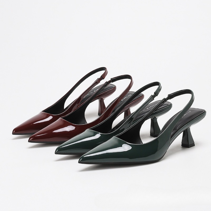 Elegante sem costas salto alto - Slingback Heel Formal avaliação e preço