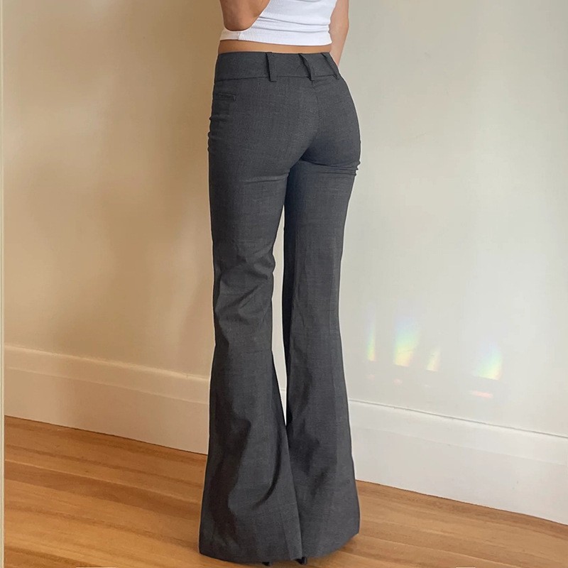 Calças Compridas Cinza com Mic - Tailored Trouser Wide avaliação e preço
