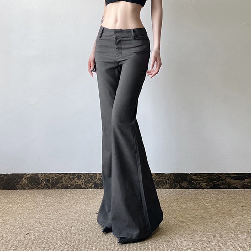 Calças Compridas Cinza com Mic - Tailored Trouser Wide avaliação e preço