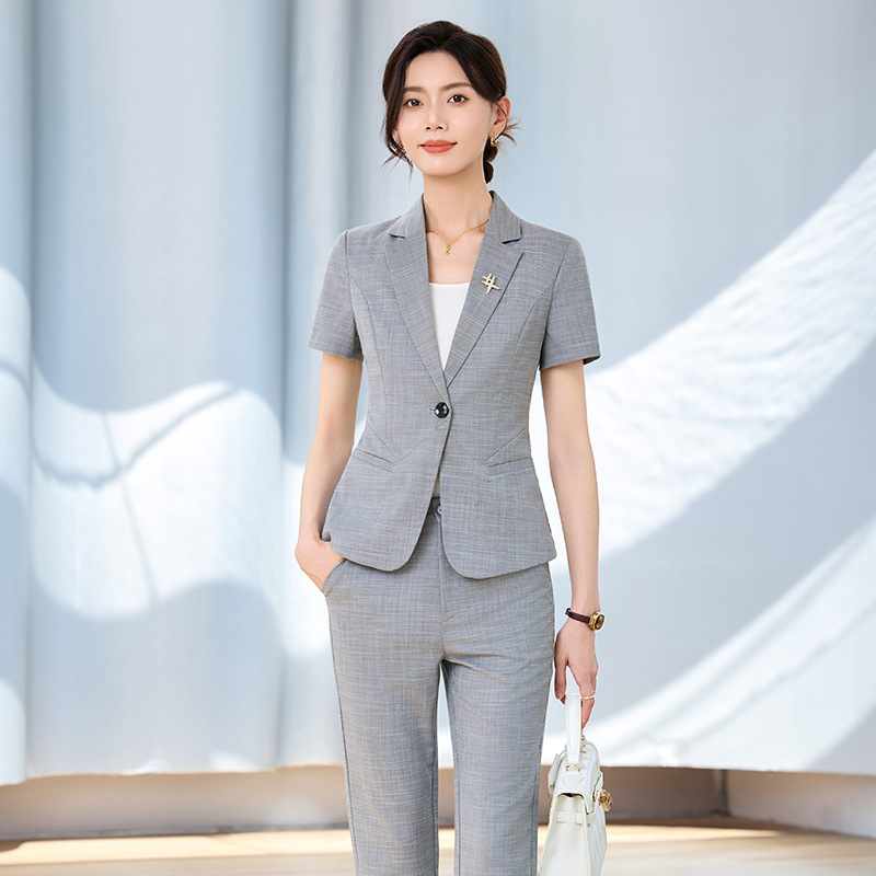 Conjunto feminino de manga cur - Women Formal Wear H&M avaliação e preço