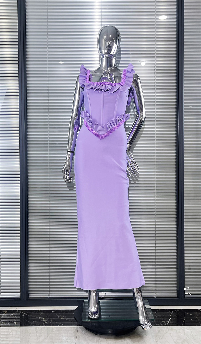Vestido Bandage Violeta Glam d - Women Formal Wear H&M avaliação e preço