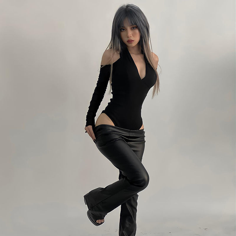 Body Feminino Sensual Vazado d - Women'S Formal Wear Jumpsuit avaliação e preço