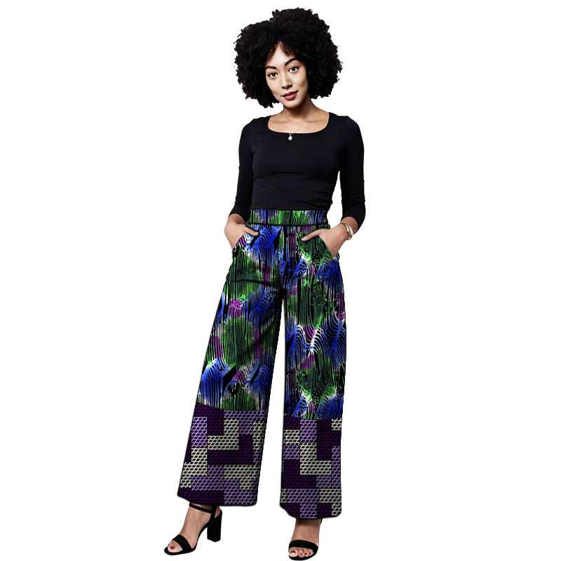Calças Femininas Ankara Patchw - Tailored Trouser Wide avaliação e preço