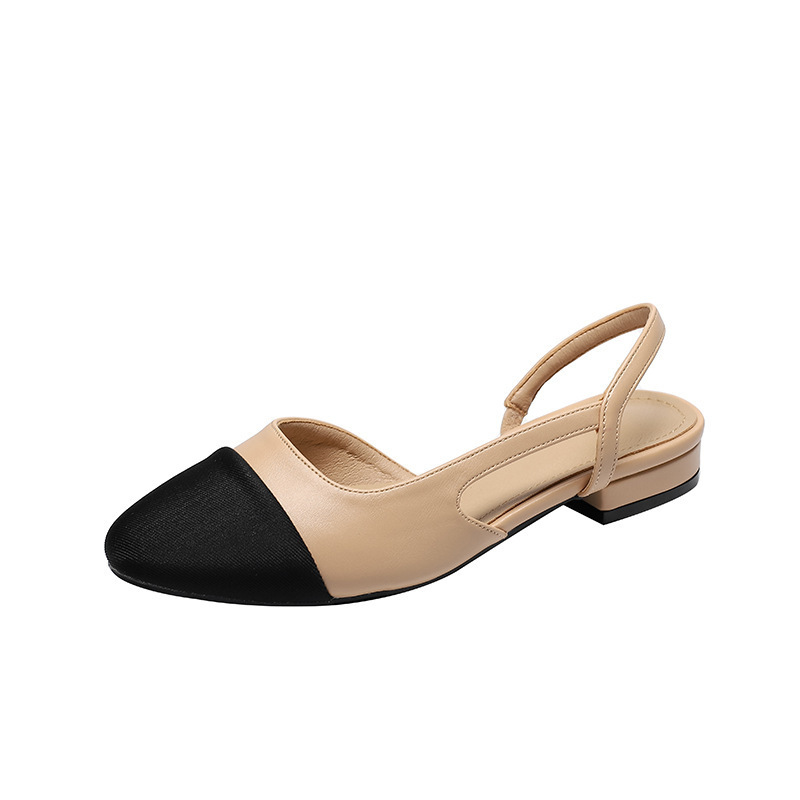 Sandálias femininas de couro c - Slingback Heel Formal avaliação e preço